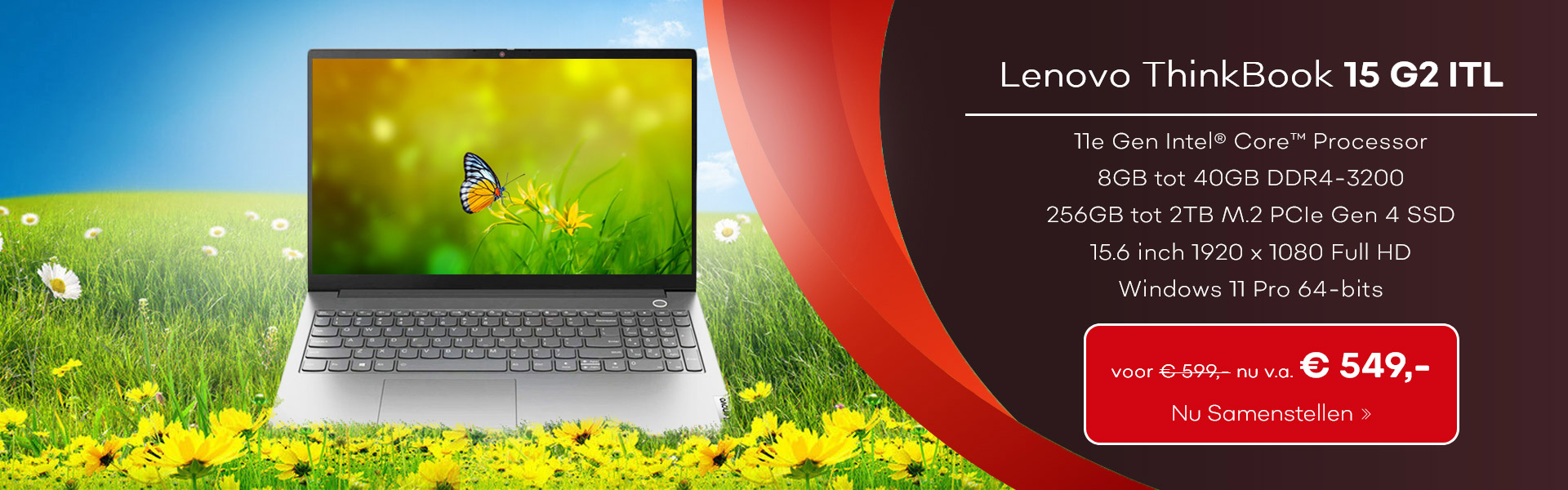 Lenovo ThinkBook 15 G2 ITL | 11e Gen Intel® Core™ Processor | 15.6 inch FHD