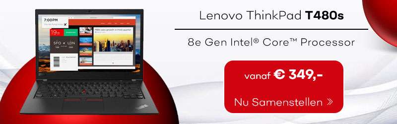 Lenovo ThinkPad T480s | 8e Gen Intel® Core™ Processor | 14.0 inch FHD