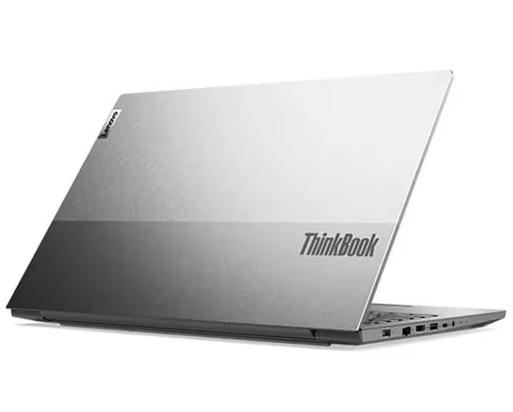 Lenovo ThinkBook 15p rear right three-quarter view